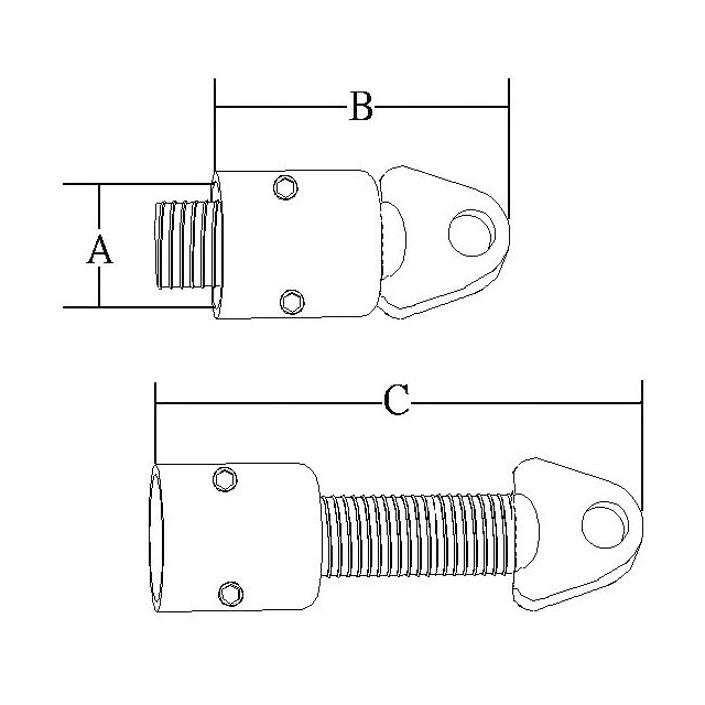 Purchase Adjustable stainless steel tube end 22mm 25mm