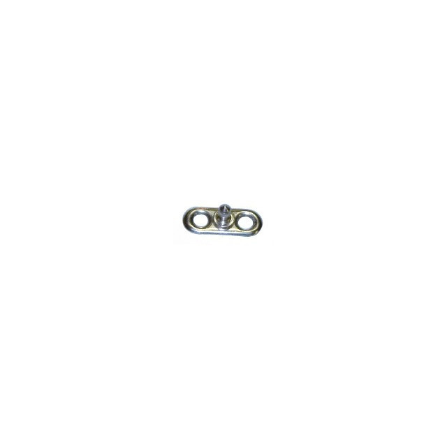 Purchase Strong fixation on a two-hole plate with stainless steel screws