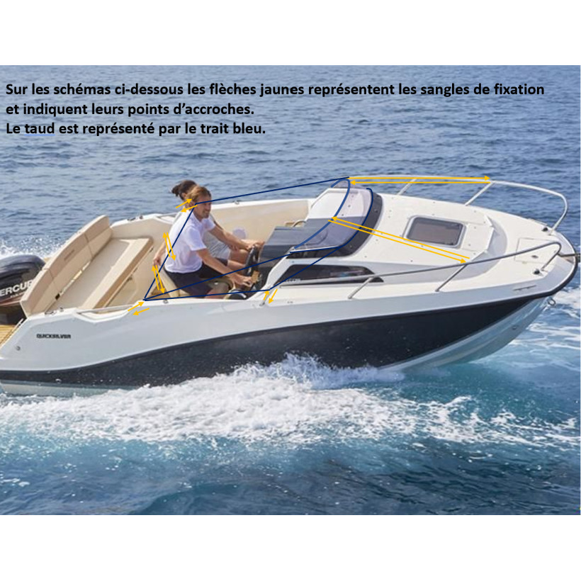 Purchase Console cover with seats Quicksilver Activ 555 Cabin