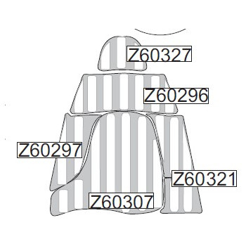 Purchase Front storage bin cushion for Zodiac Medline III