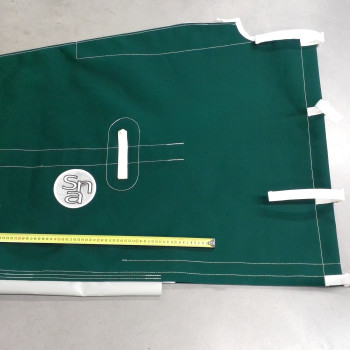 Purchase Sail option with luffed edge rope trim