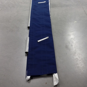 Purchase Sail option with luffed edge rope trim