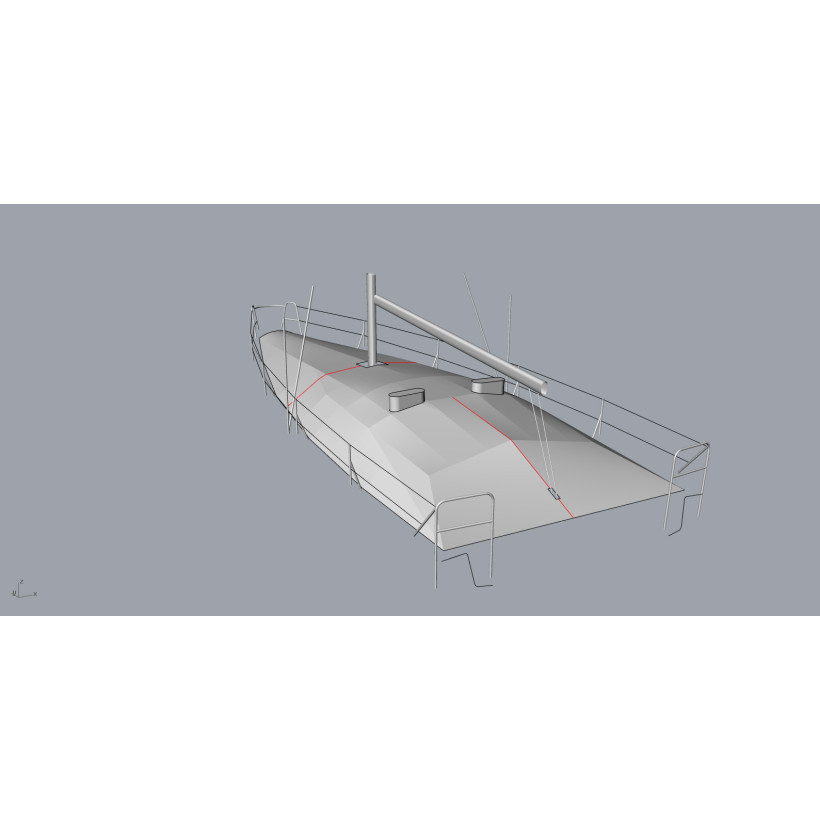 Purchase Flat roof deck Pogo 36 structure