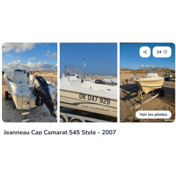 Purchase Rear bench seat cushion Jeanneau Cap Camarat 545 Style