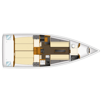 Purchase Rear berth cushions Jeanneau Sun Fast 3200