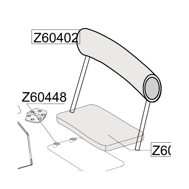 Purchase Pilot seat backrest cushion Bombard Explorer 640