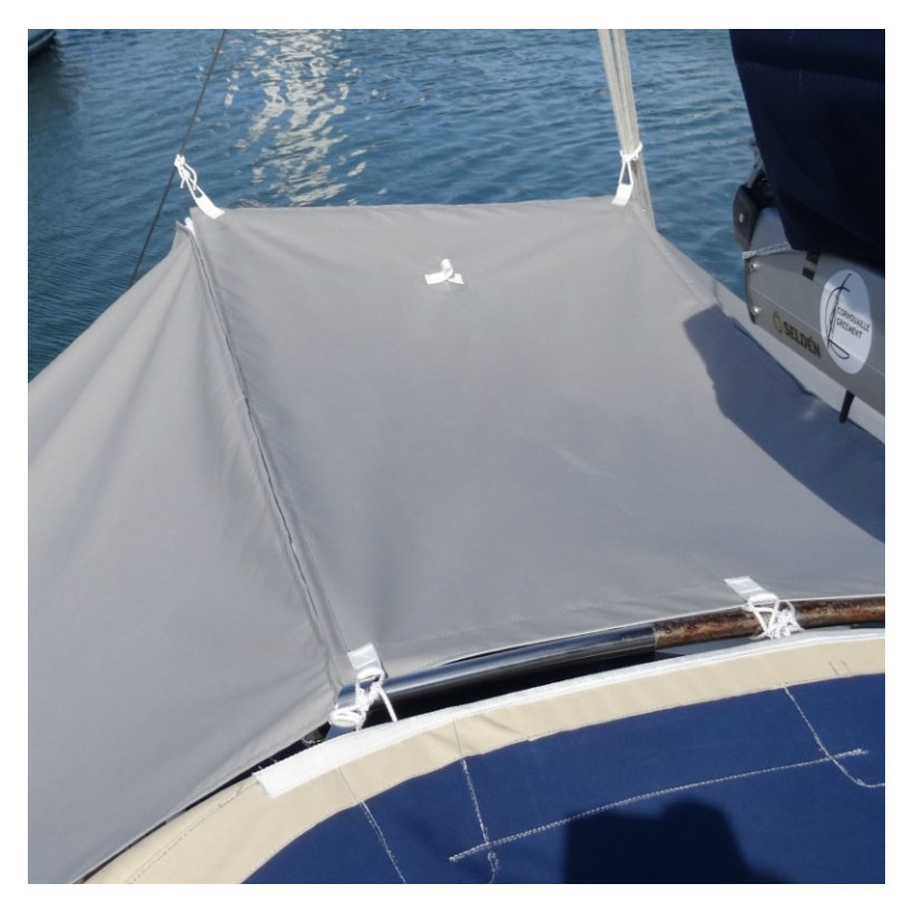 Purchase Sunshade with 4 modular sections in Sunbrella fabric