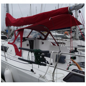 Purchase Sunshade with 4 modular sections in Sunbrella fabric